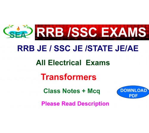 RRB JE CBT2/SSC JE TRANSFORMERS PDF